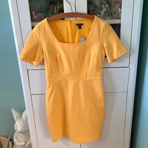 Ann Taylor sz 00P Elegant Yellow Dress NWT